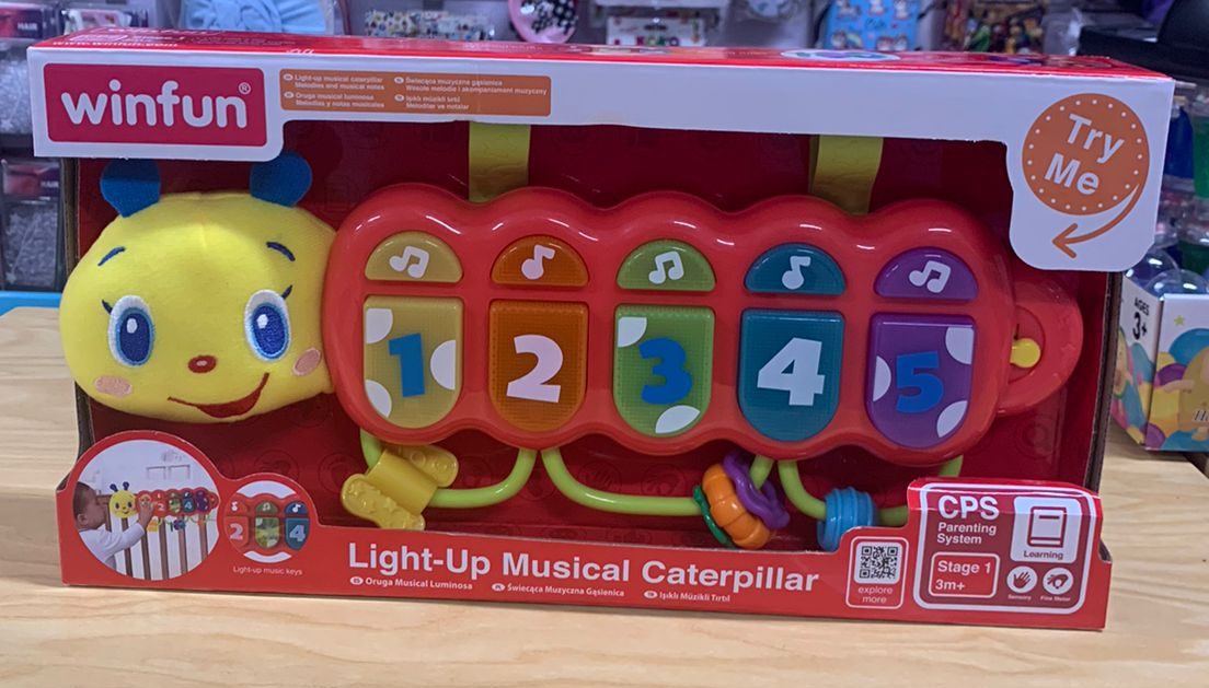 light up musical caterpillar