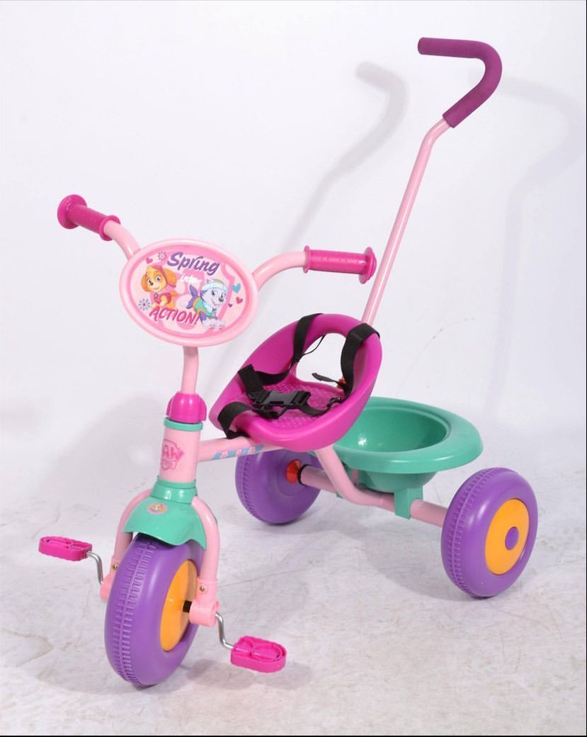paw patrol girl tricycle